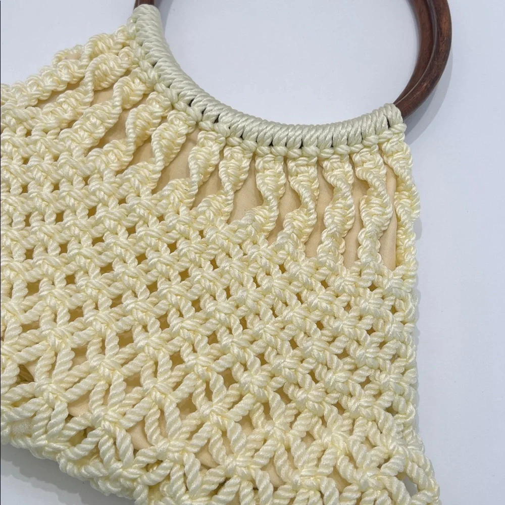 Vintage handmade macrame